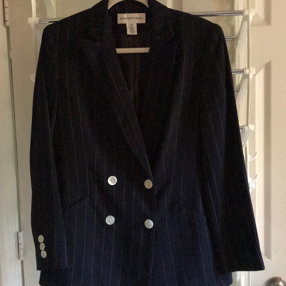 Pinstriped blazer